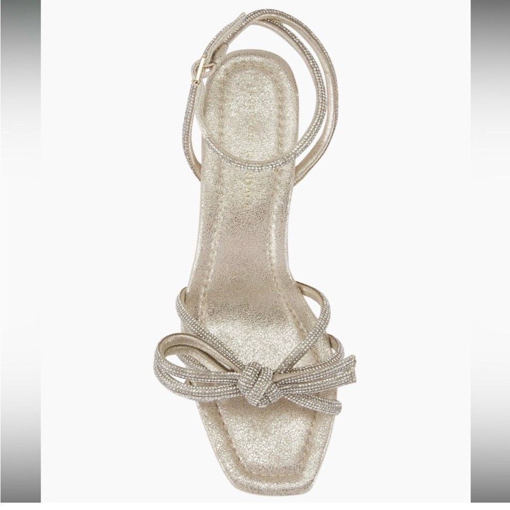 Loeffler Randall Metallic Strappy Sandals